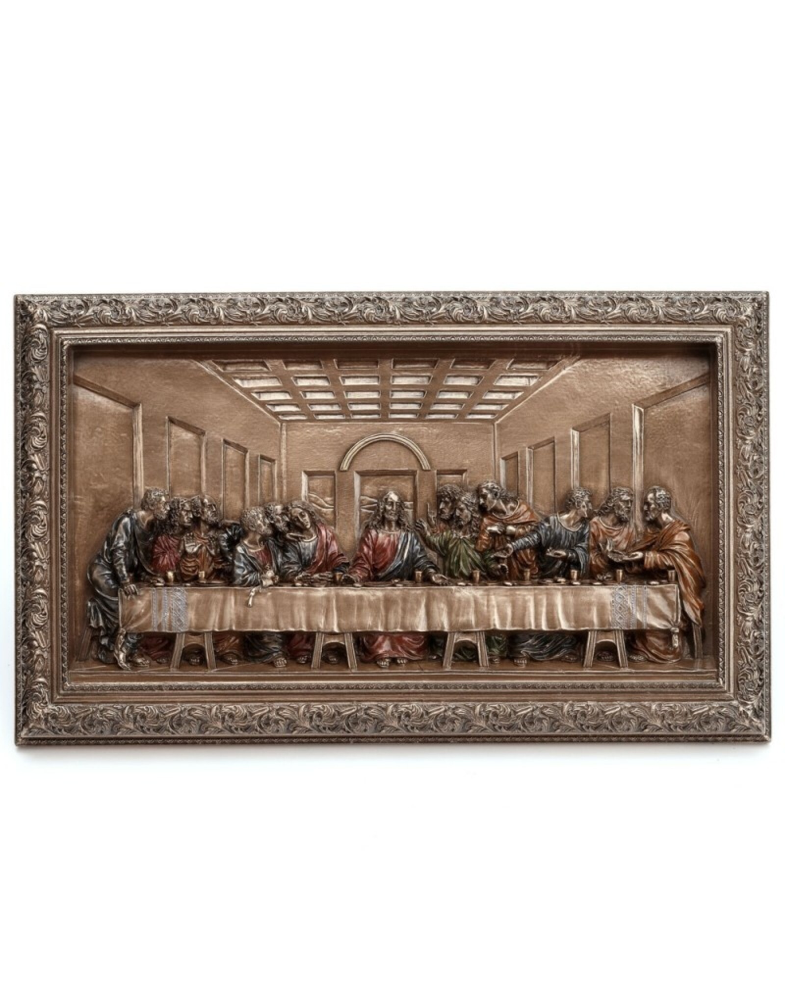 Veronese Design Giftware & Lifestyle - Het Laatste Avondmaal Ingelijste Muurplaat