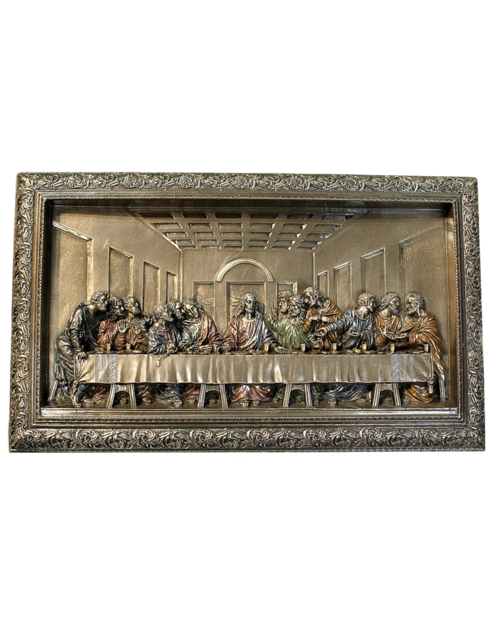 Veronese Design Giftware & Lifestyle - Het Laatste Avondmaal Ingelijste Muurplaat