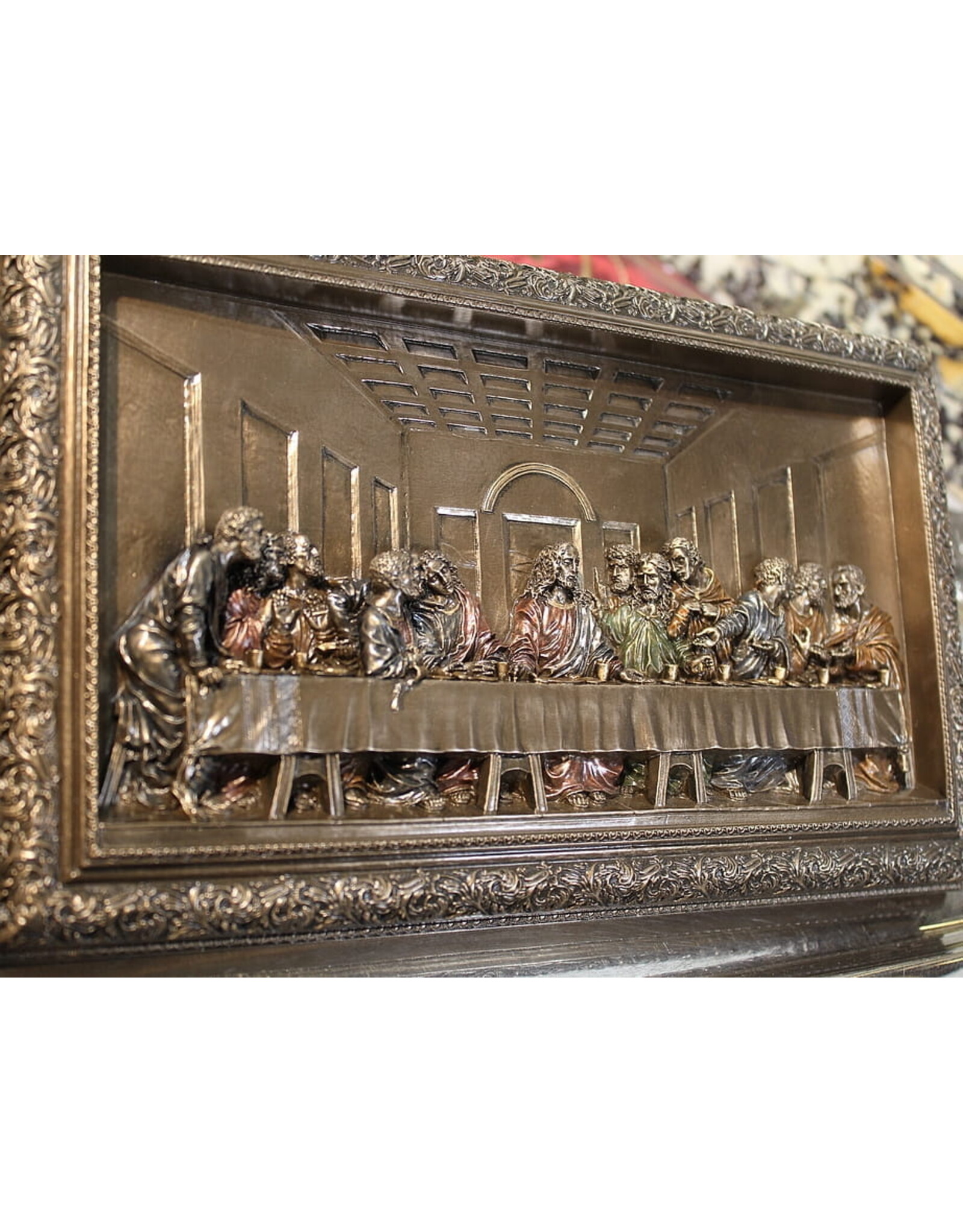 Veronese Design Giftware & Lifestyle - Het Laatste Avondmaal Ingelijste Muurplaat