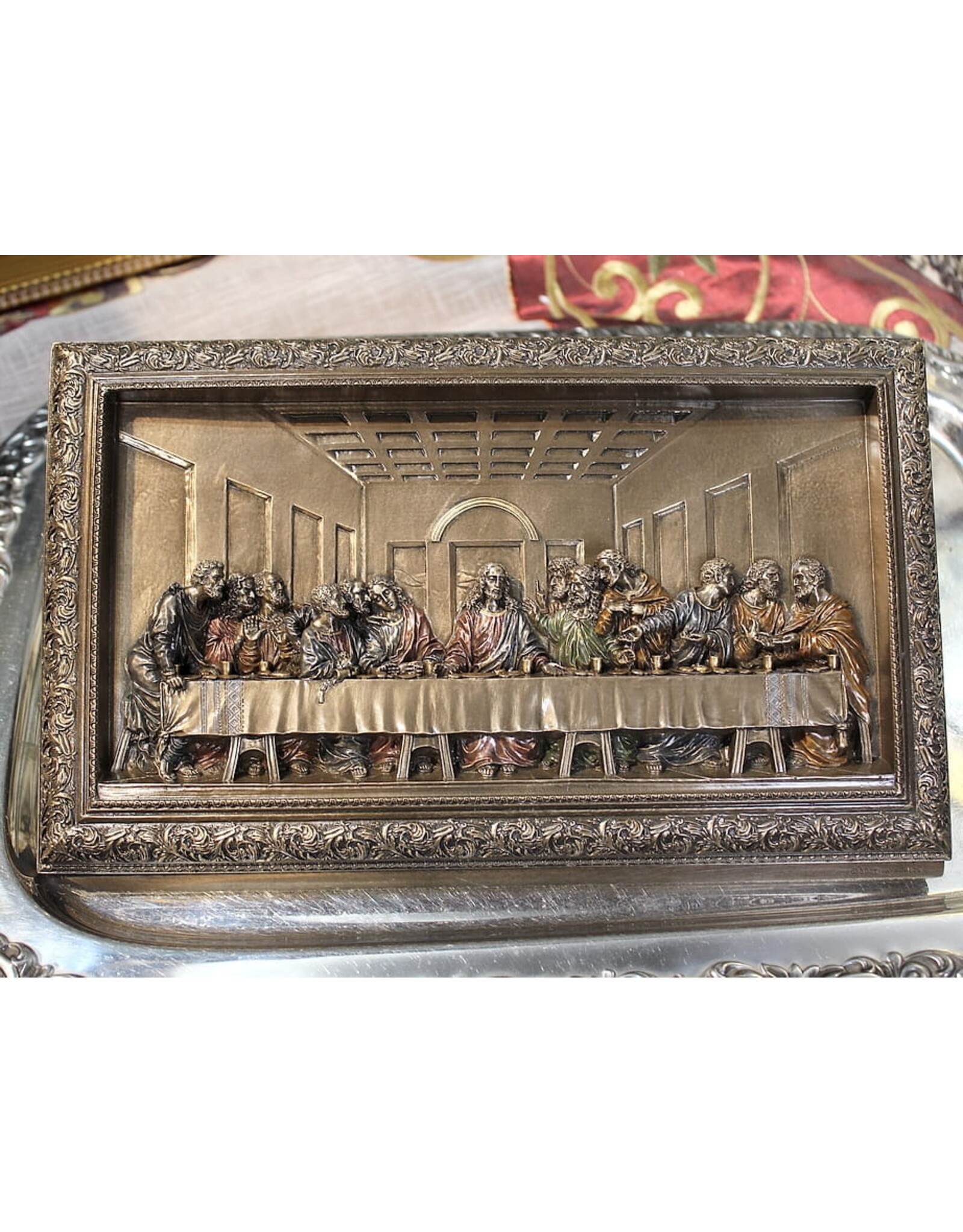 Veronese Design Giftware & Lifestyle - Het Laatste Avondmaal Ingelijste Muurplaat