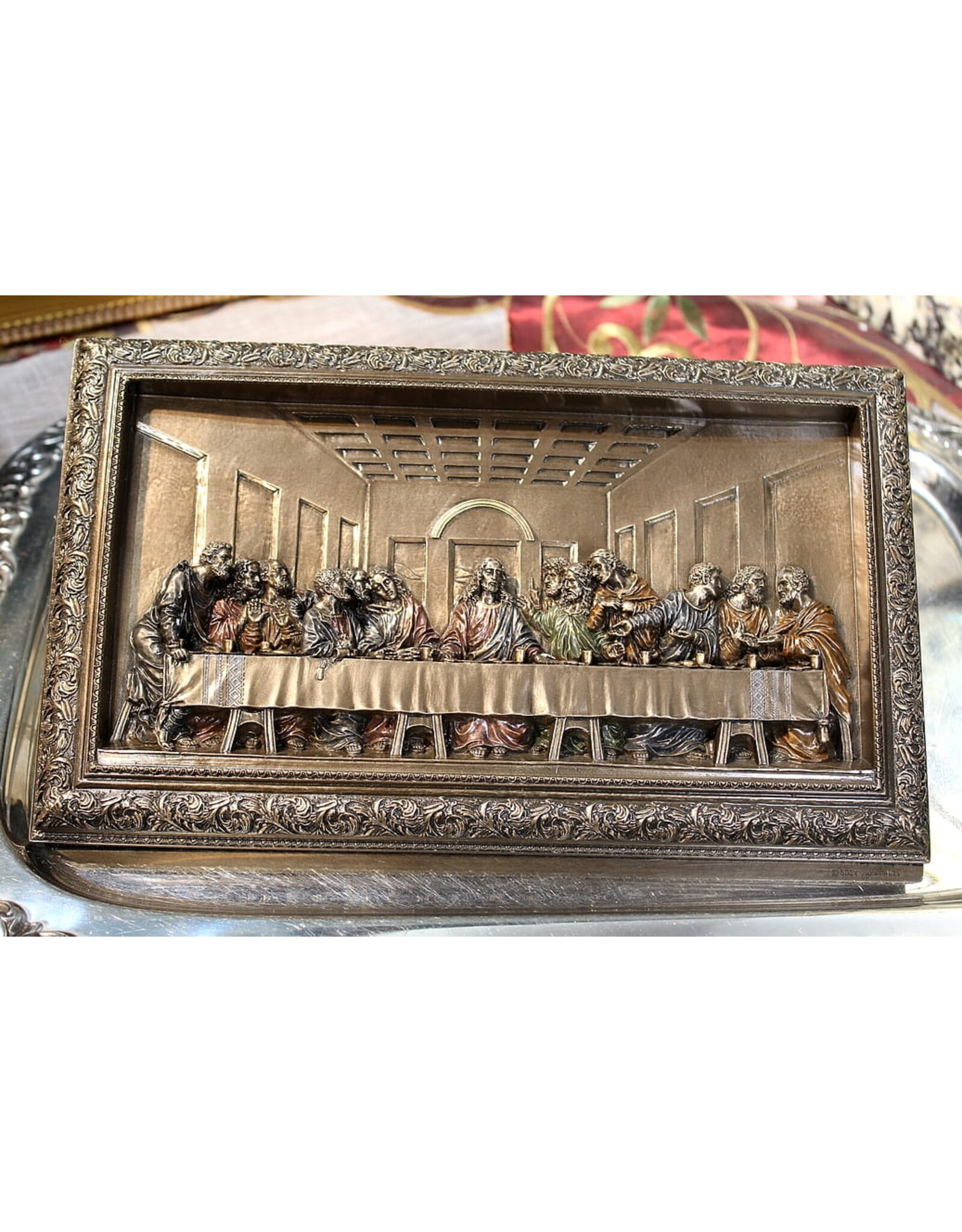 Veronese Design Giftware & Lifestyle - Het Laatste Avondmaal Ingelijste Muurplaat