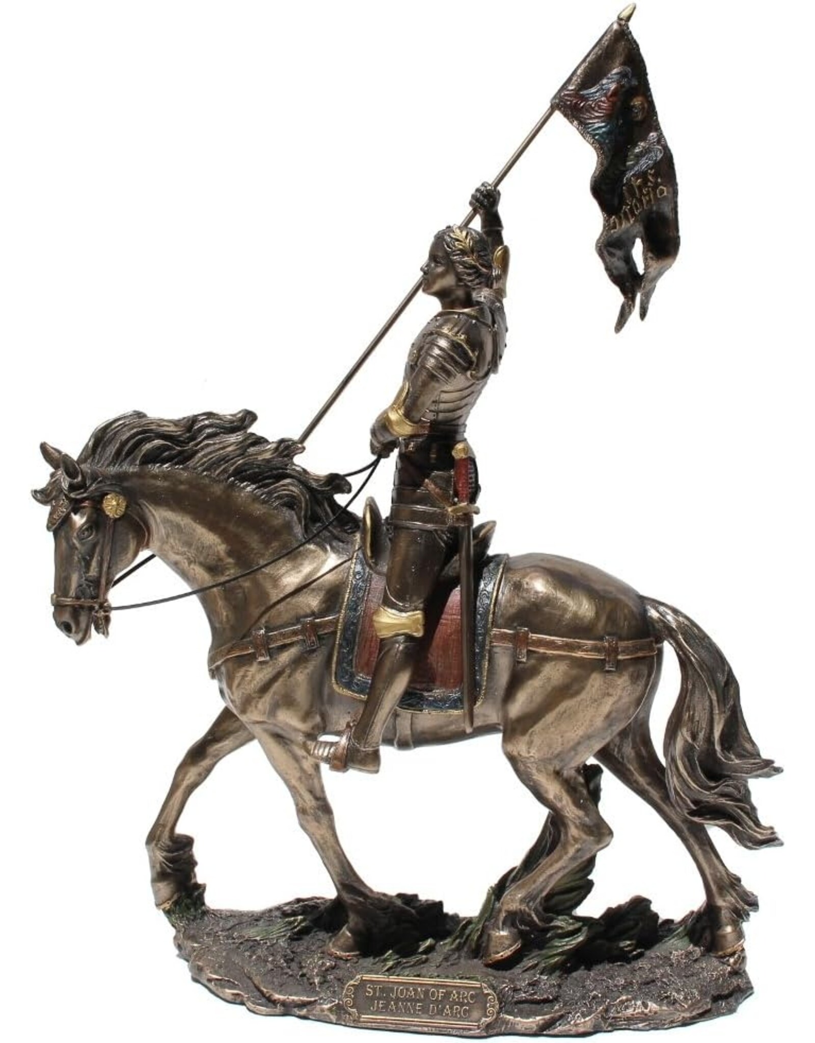 Veronese Design Giftware & Lifestyle - Joan of Arc on Horse Back Veronese Design