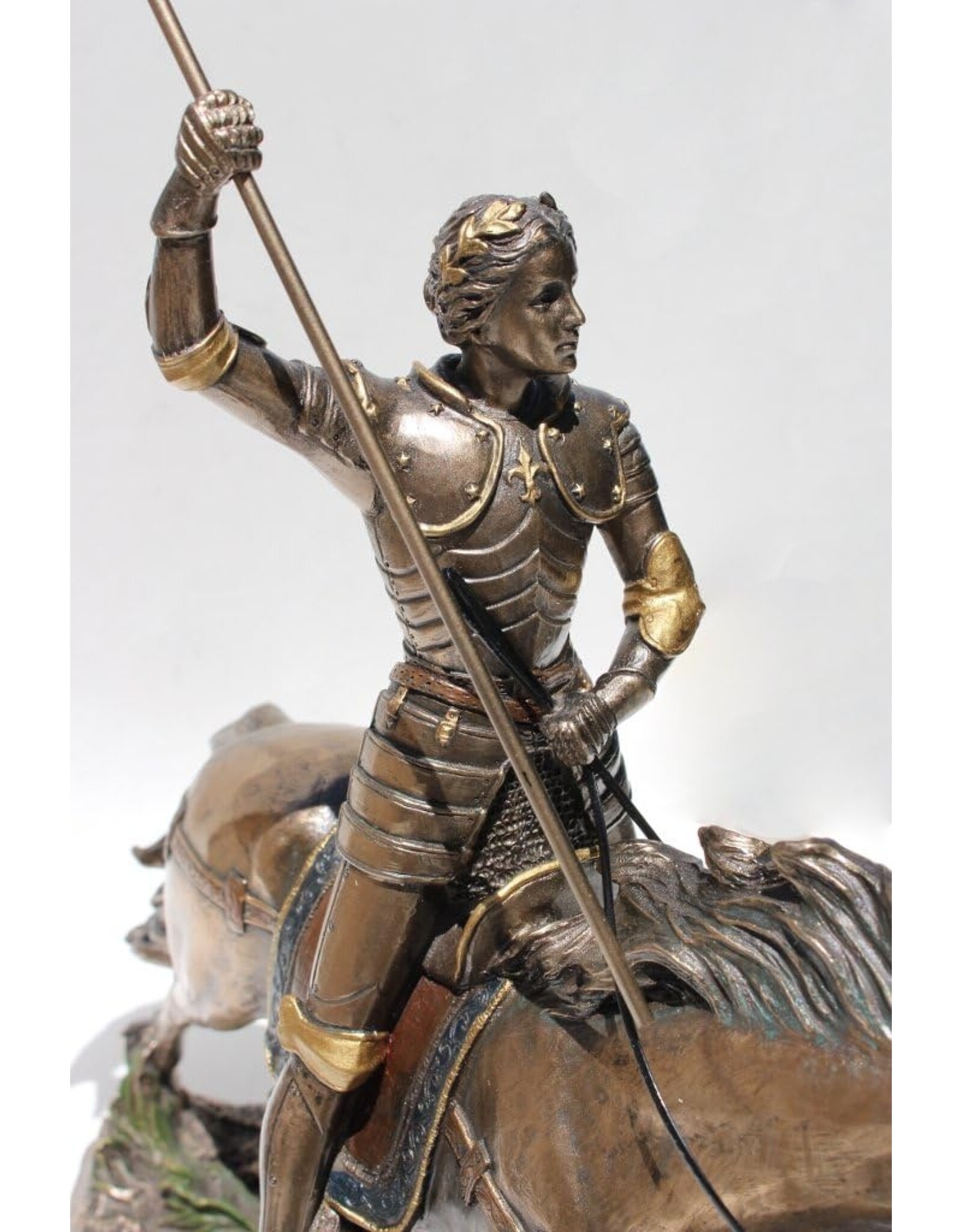 Veronese Design Giftware & Lifestyle - Joan of Arc on Horse Back Veronese Design