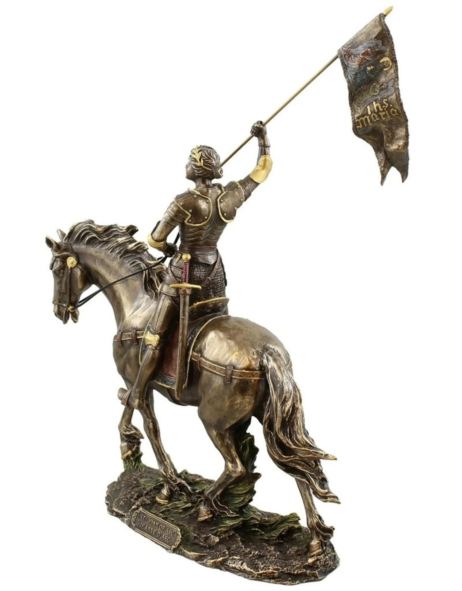 Veronese Design Giftware & Lifestyle - Joan of Arc on Horse Back Veronese Design