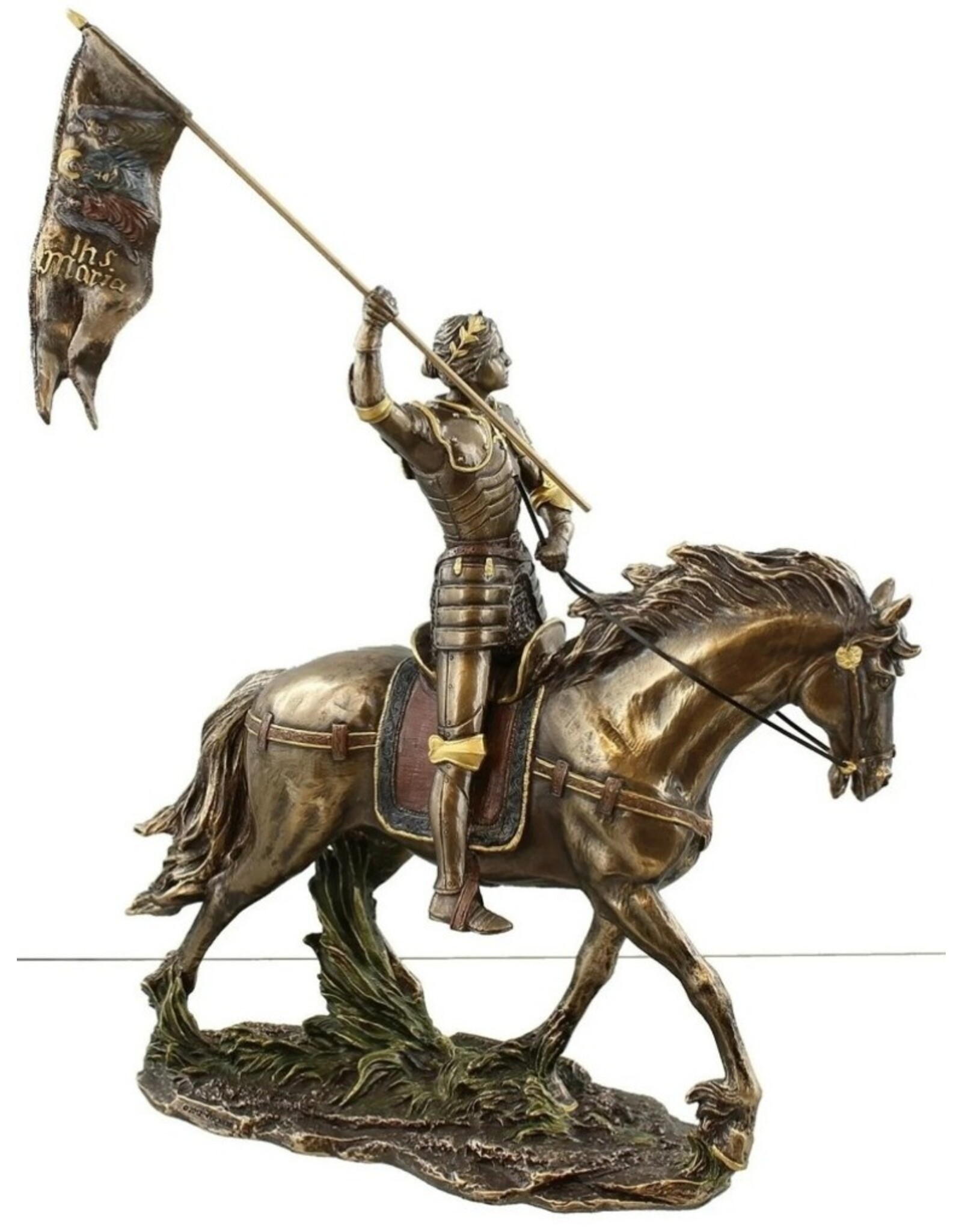 Veronese Design Giftware & Lifestyle - Joan of Arc on Horse Back Veronese Design