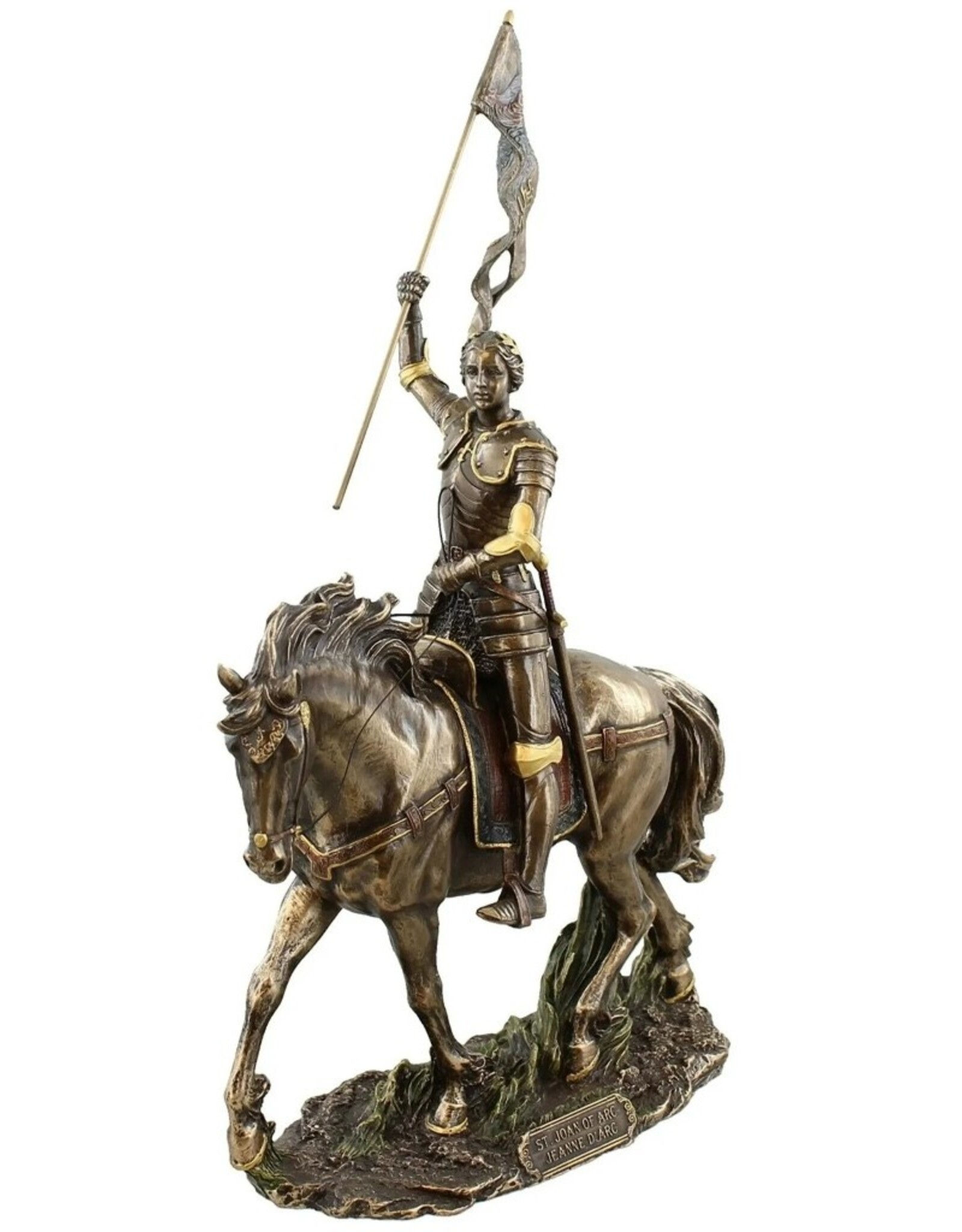 Veronese Design Giftware & Lifestyle - Joan of Arc on Horse Back Veronese Design