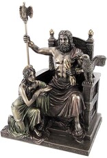 Veronese Design Giftware Figurines Collectables - Zeus and Hera at the Throne Veronese Design