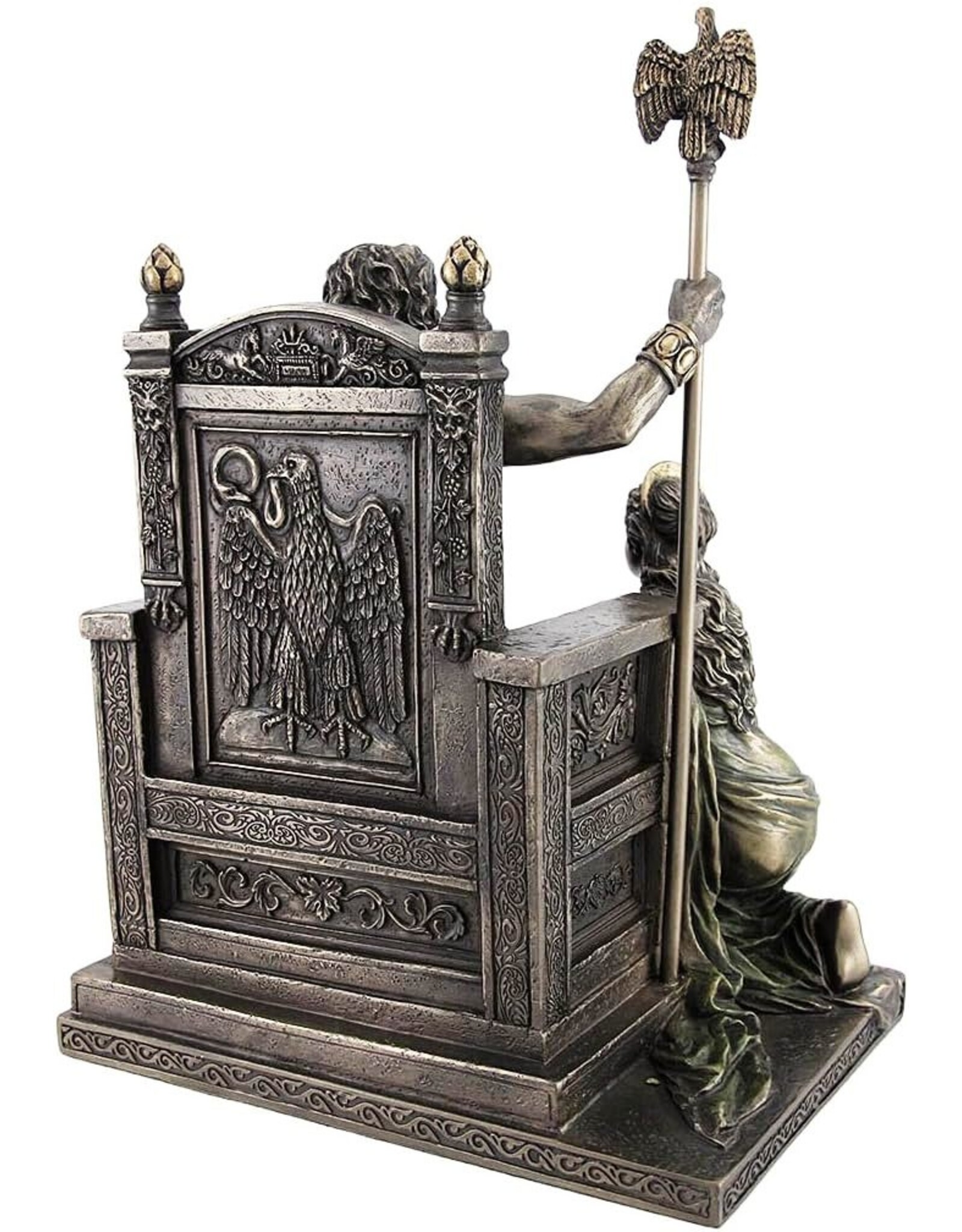 Veronese Design Giftware Figurines Collectables - Zeus and Hera at the Throne Veronese Design