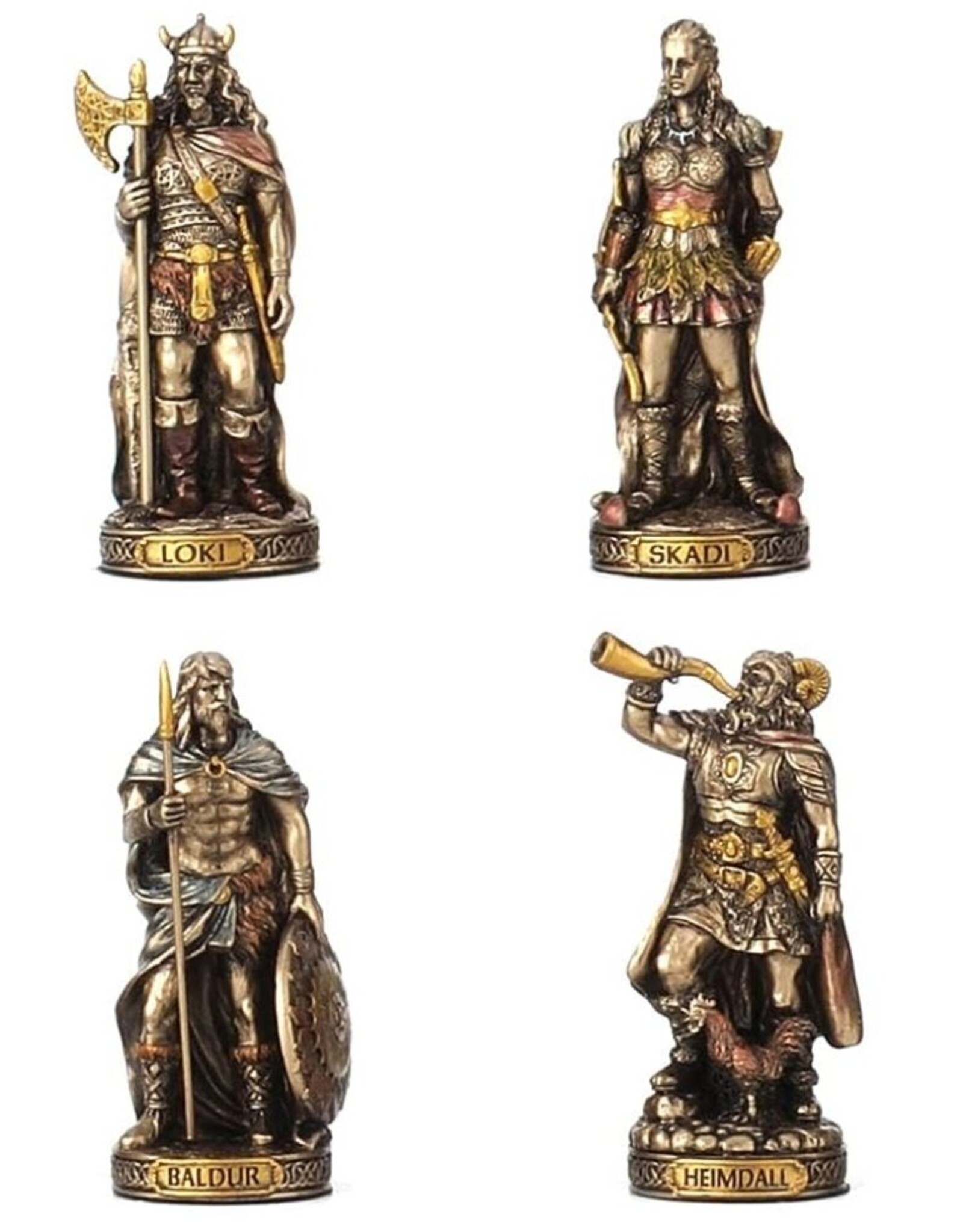 Veronese Design Giftware & Lifestyle - Twaalf Noorse Goden Miniaturen Set Veronese Design