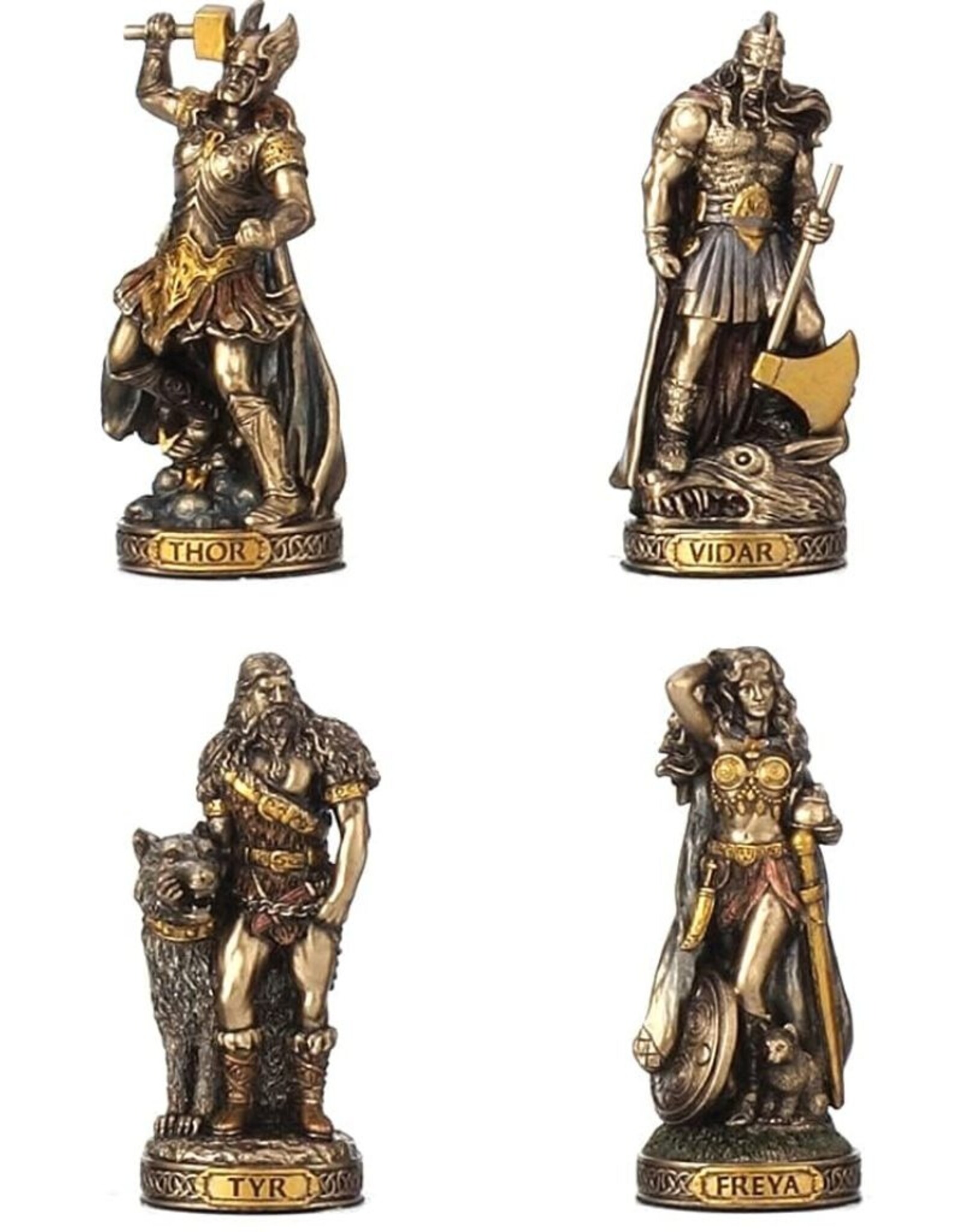 Veronese Design Giftware & Lifestyle - Twaalf Noorse Goden Miniaturen Set Veronese Design