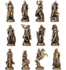 Veronese Design Twaalf Noorse Goden Miniaturen Set Veronese Design