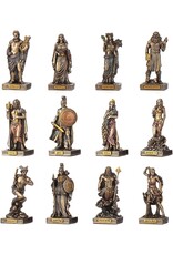 Veronese Design Giftware & Lifestyle - Griekse Goden Miniaturen Set Twaalf Olimpiërs