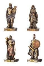 Veronese Design Giftware & Lifestyle - Griekse Goden Miniaturen Set Twaalf Olimpiërs
