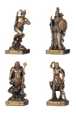 Veronese Design Giftware & Lifestyle - Griekse Goden Miniaturen Set Twaalf Olimpiërs