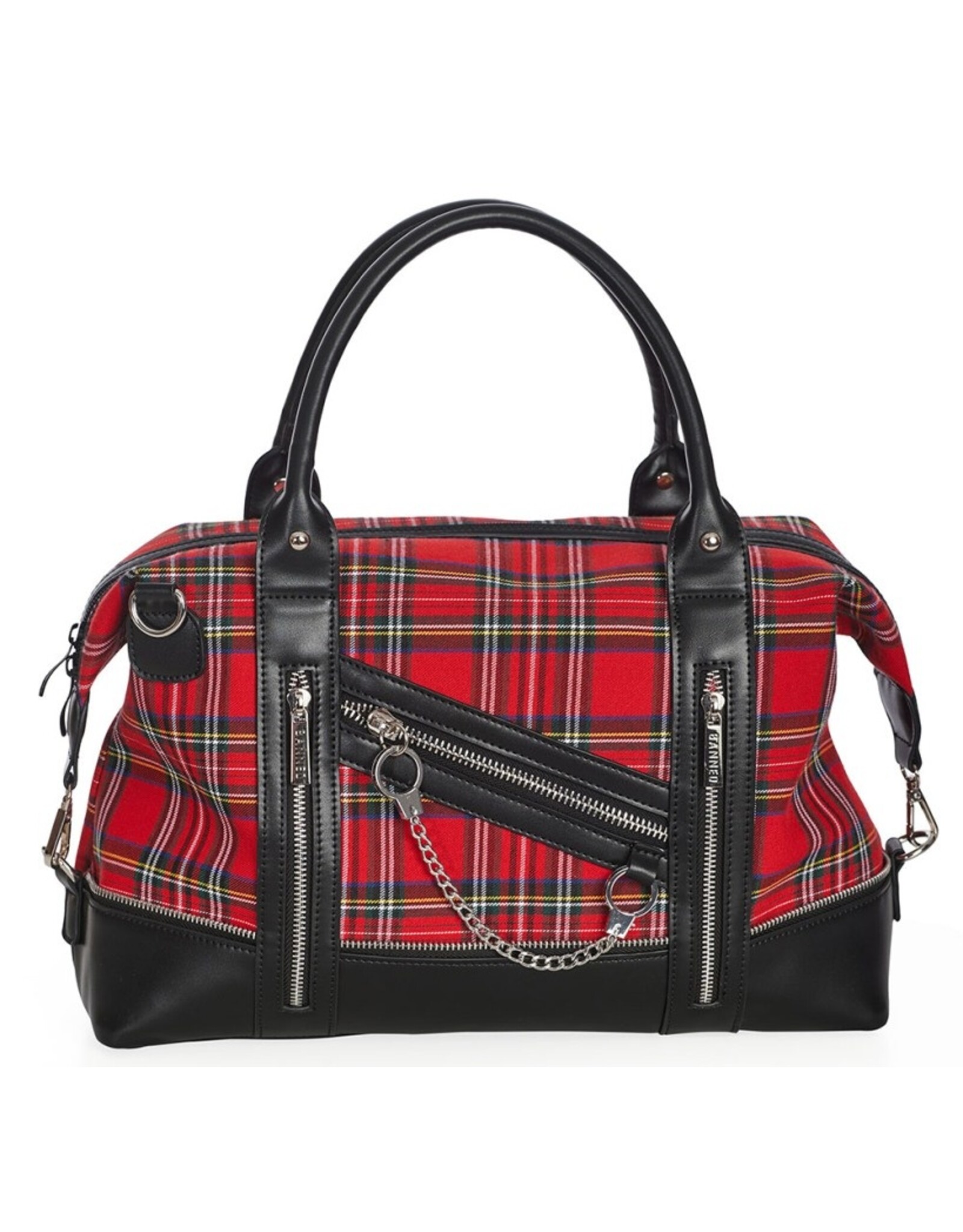 Banned Gothic Tassen Steampunk Tassen - Banned Weekender Edwards Travel Rood