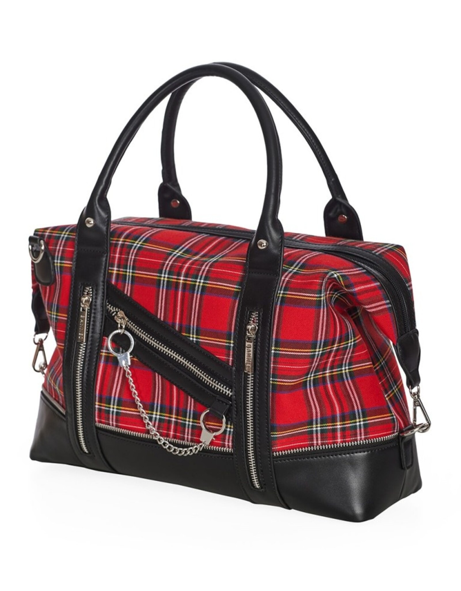 Banned Gothic bags Steampunk bags - Banned Weekender Edwards Travel Red