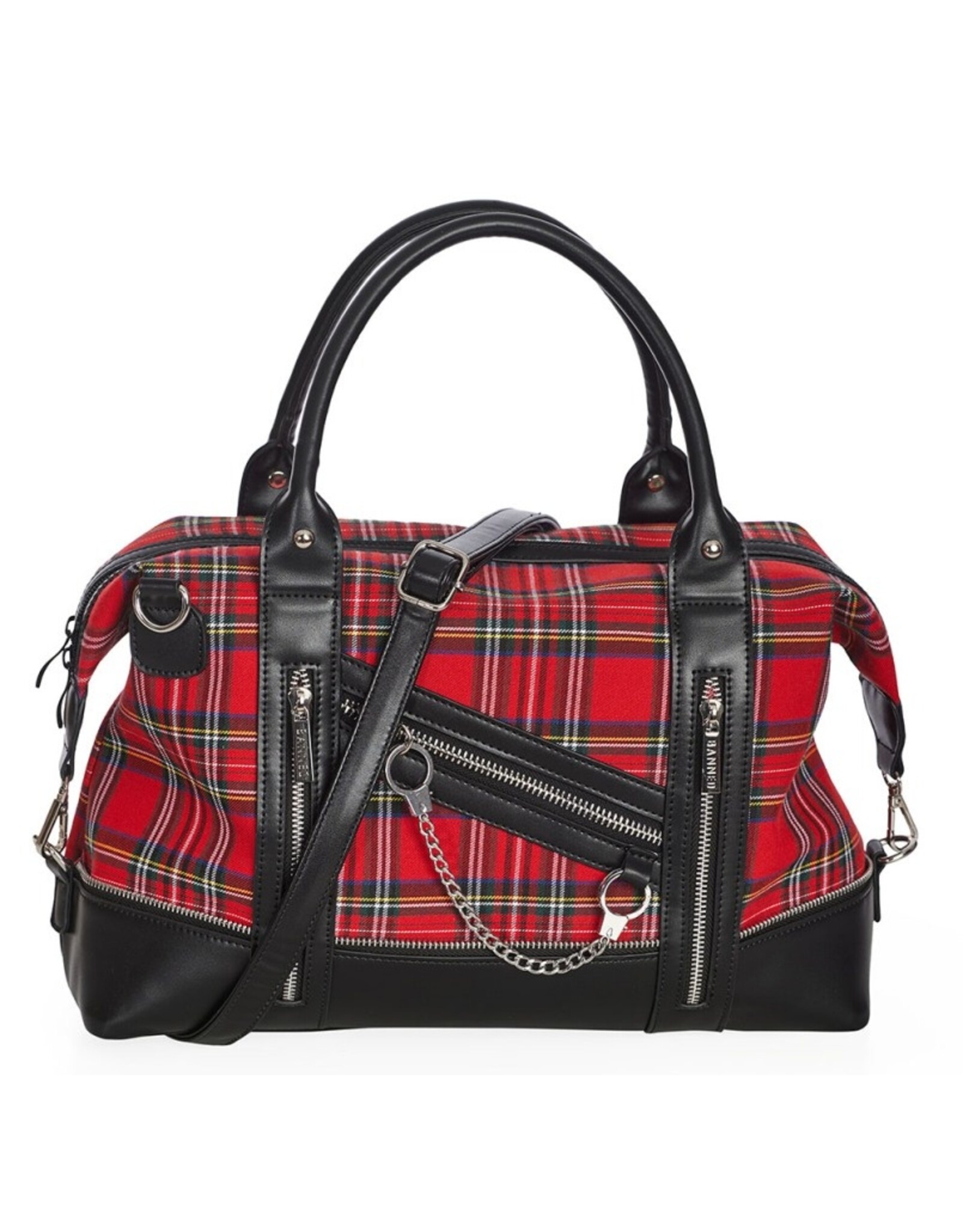 Banned Gothic Tassen Steampunk Tassen - Banned Weekender Edwards Travel Rood