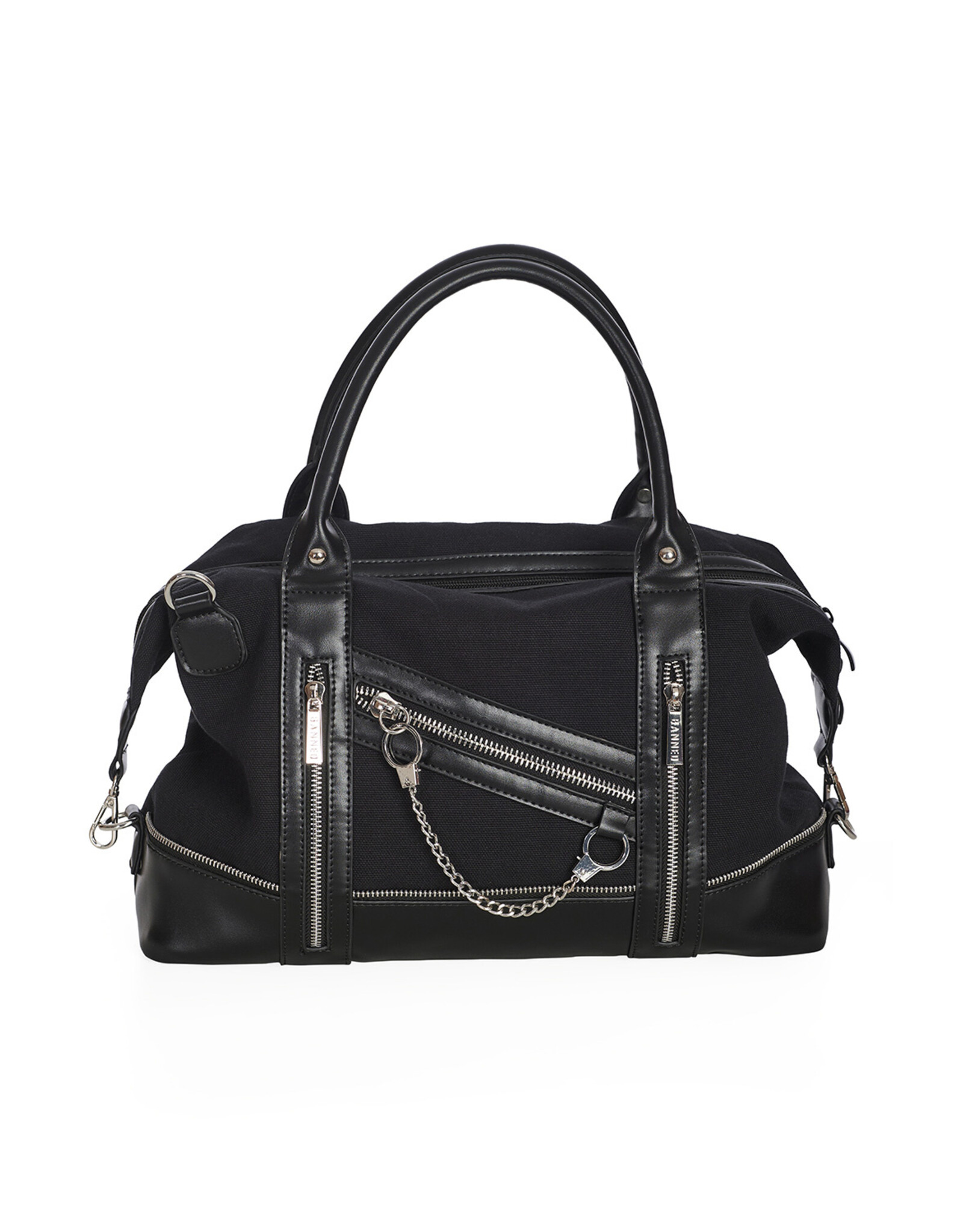 Banned Gothic Tassen Steampunk Tassen - Banned Weekender Edwards Travel Zwart