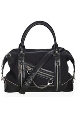 Banned Gothic bags Steampunk bags - Banned Weekender Edwards Travel Black