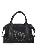 Banned Gothic Tassen Steampunk Tassen - Banned Weekender Edwards Travel Zwart