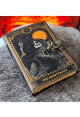 JM Handicrafts Miscellaneous - Grimoire Leather Journal The Hierophant 18x13cm