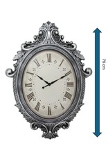 C&E Miscellaneous - Oval Wall Clock Baroque Style