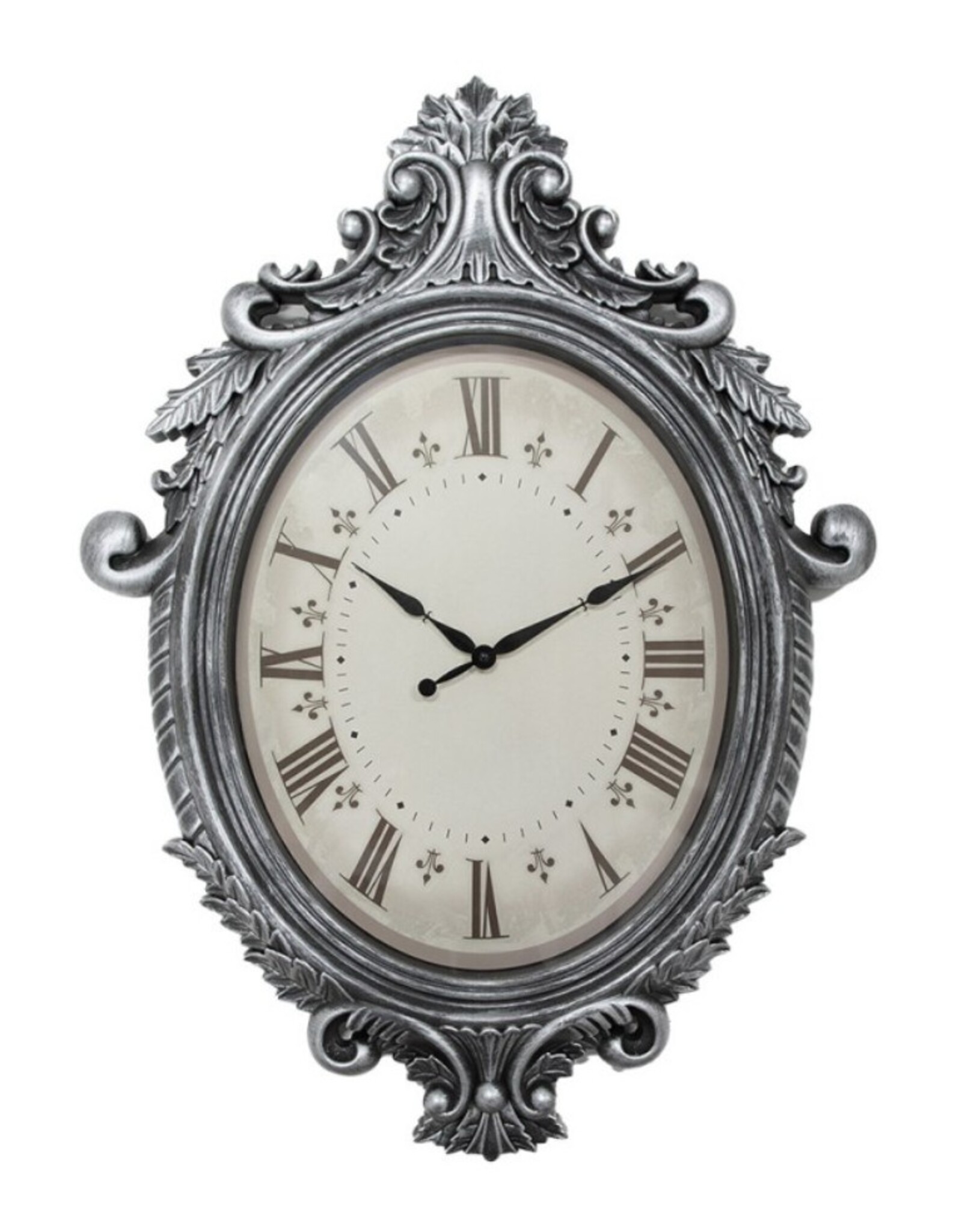 Trukado Miscellaneous - Oval Wall Clock Baroque Style