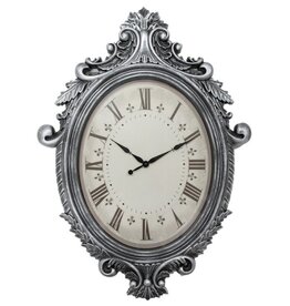 Trukado Oval Wall Clock Baroque Style