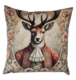C&E Baroque Deer Cushion Cover 45 x 45 cm