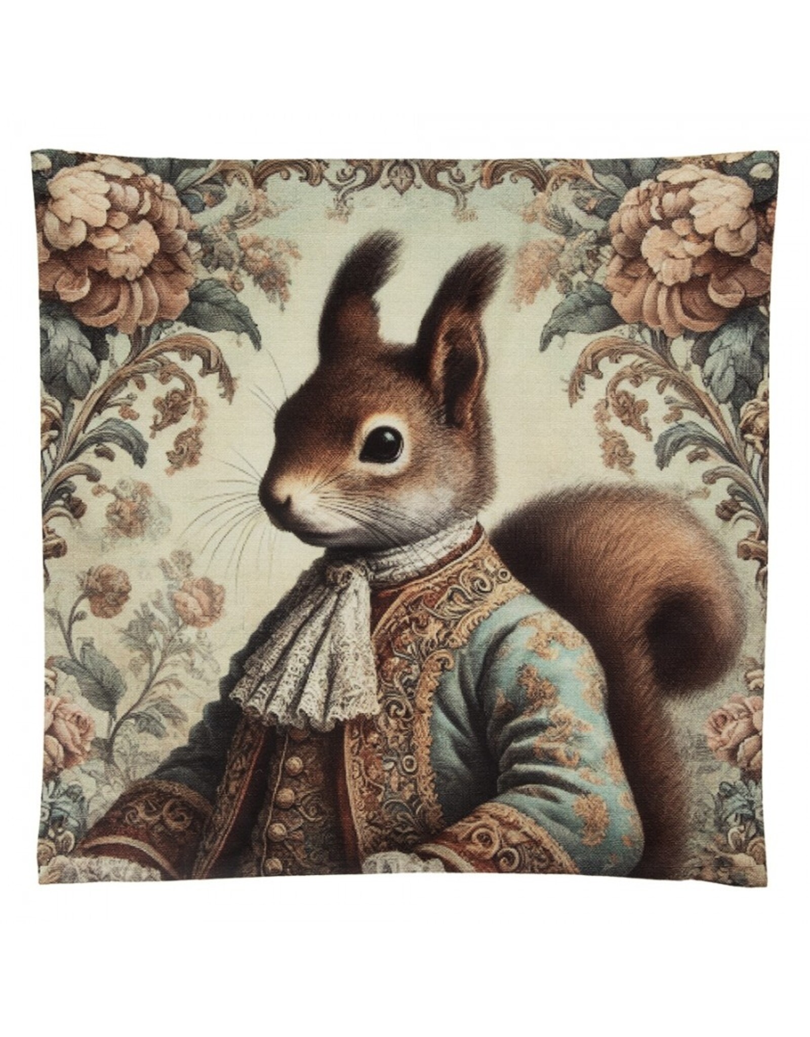C&E Miscellaneous - Kussenhoes Eekhoorn Barok Stijl 45 x45 cm