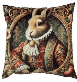 C&E Kussenhoes Konijn Barok Stijl 45 x45 cm