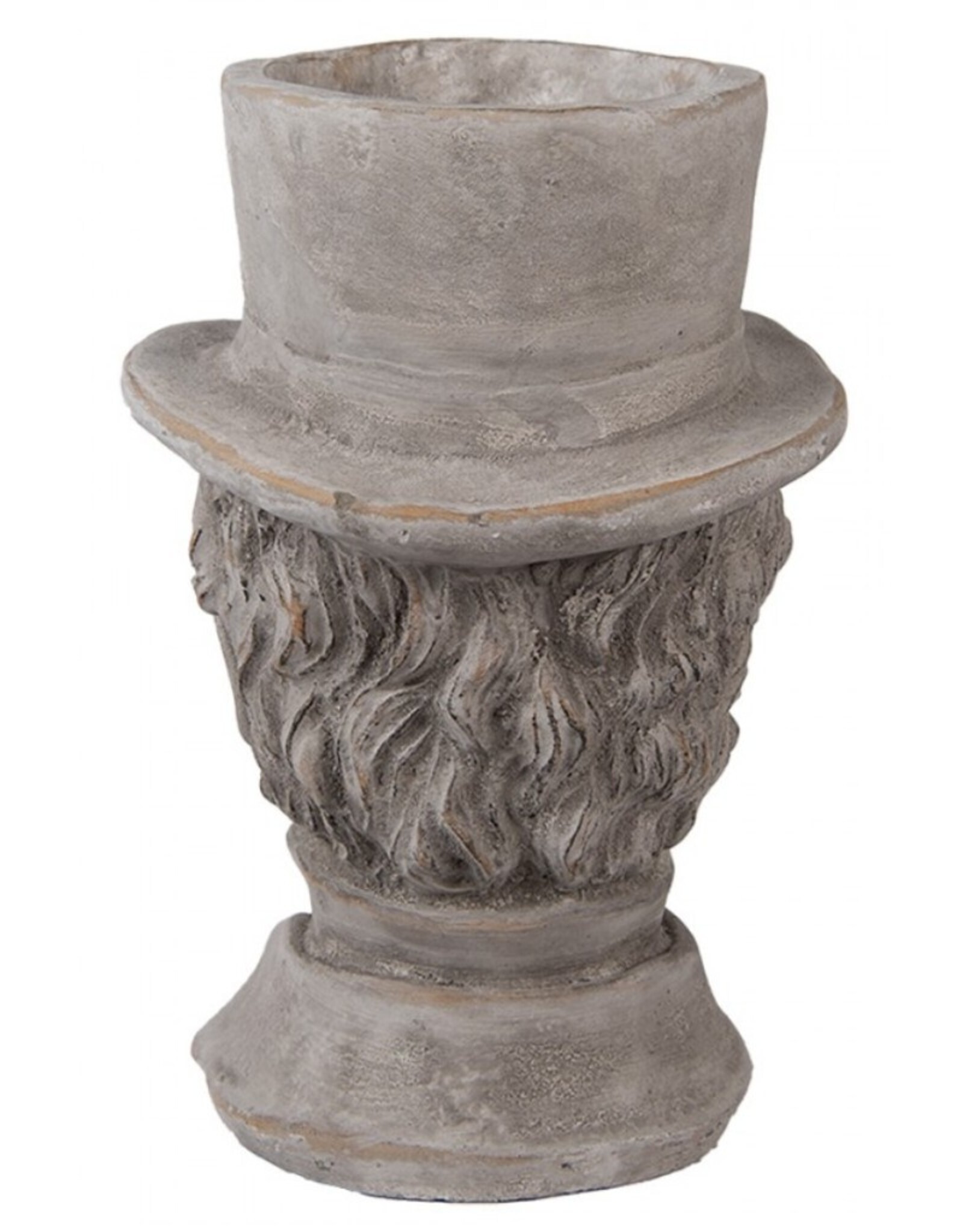C&E Miscellaneous - Stone Flowerpot Gentleman with Top Hat