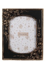 C&E Miscellaneous - Black Photo Frame with Roses