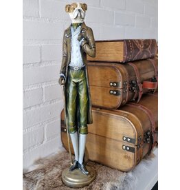C&E Boxer Dog Gentleman Statue 50cm