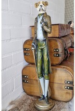 C&E Giftware Figurines Collectables - Boxer Dog Gentleman Statue 50cm