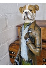 C&E Giftware Figurines Collectables - Boxer Dog Gentleman Statue 50cm