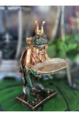 C&E Giftware Figurines Collectables - Frog Prince with tray statue 28cm