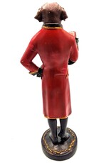 Trukado Giftware Figurines Collectables - Sint Bernard Dog Officer with real clock - statue 44cm