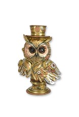 JB Giftware & Lifestyle - Steampunk Owl with Top Hat Bust 34.5cm