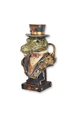 JB Giftware & Lifestyle - Steampunk Crocodile with Top Hat Bust 32.3cm