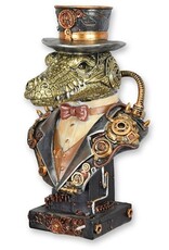 JB Giftware & Lifestyle - Steampunk Crocodile with Top Hat Bust 32.3cm
