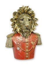 JB Giftware & Lifestyle - Lion Dressed as Officer Bust 36.6