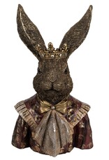 JB Giftware Figurines Collectables - Hare Dressed as King Bust 39cm