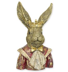 JB Hare Dressed as King Bust 39cm