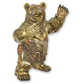 JB Steampunk Grizzly Bear statue 31.5cm