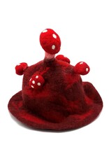 Trukado Miscellaneous - Felt hat - Sauna cap Mushroom bordeaux-red