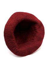 Trukado Miscellaneous - Felt hat - Sauna cap Mushroom bordeaux-red