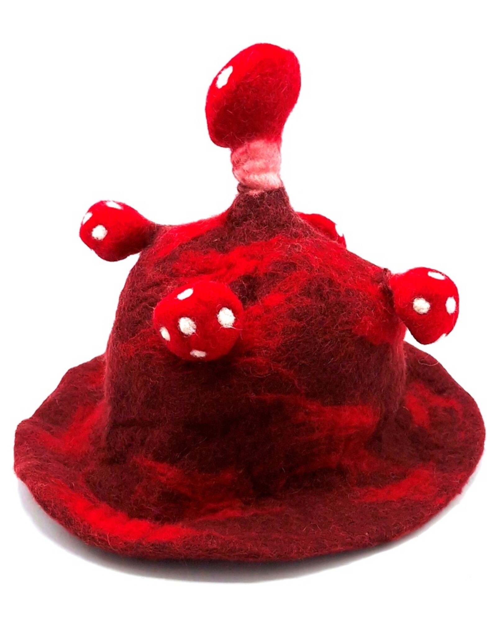 Trukado Miscellaneous - Felt hat - Sauna cap Mushroom bordeaux-red