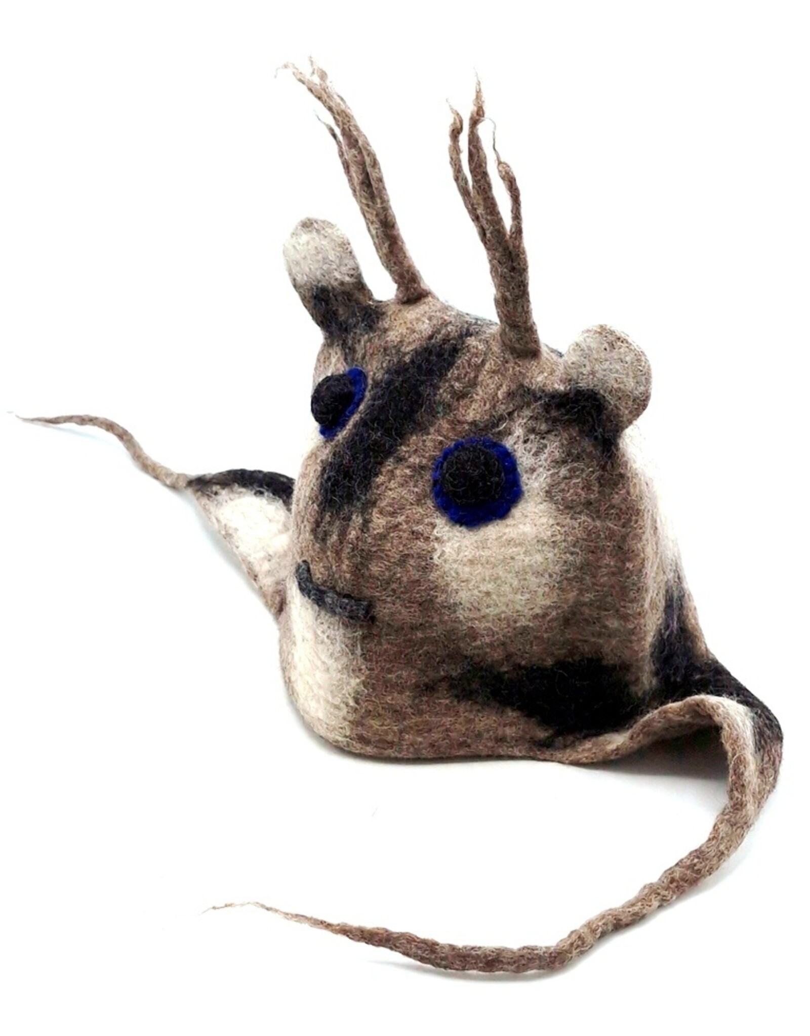Trukado Miscellaneous - Felt Fantasy hat - Sauna cap ‘Deer’  hand-felted, 100% wool