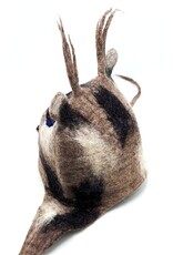 Trukado Miscellaneous - Felt Fantasy hat - Sauna cap ‘Deer’  hand-felted, 100% wool